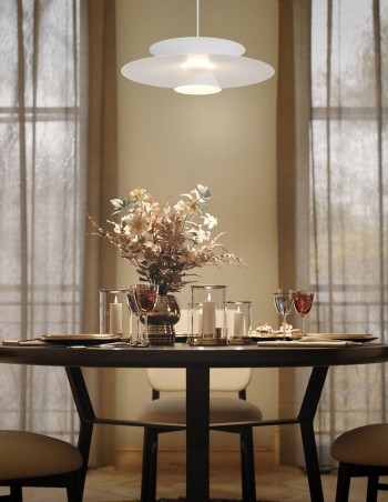 Colgante Estrella led blanco Mantra