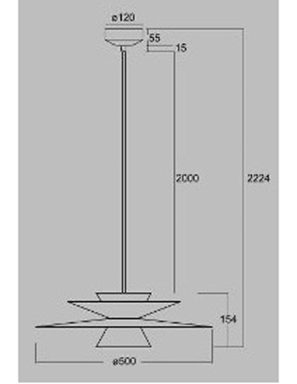 Estrella Lámpara Led Calé Oscuro 12W...
