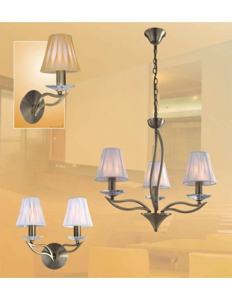 Apliques Pantallas Dormitorios