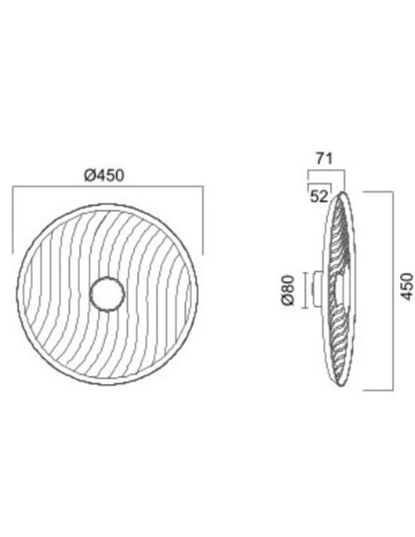 Acustic Aplique 5W Led Reductor de...