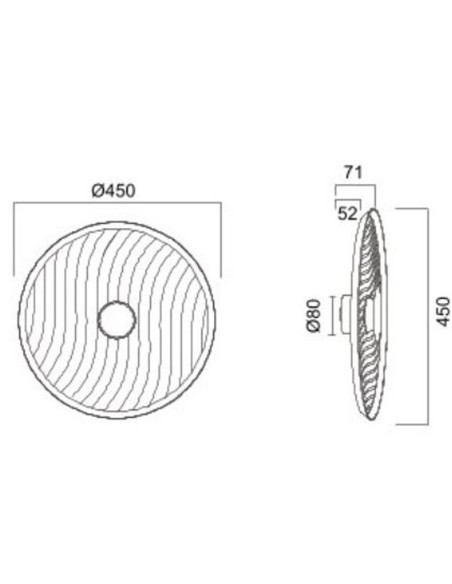 Acustic Aplique 5W Led Reductor de Ruidos