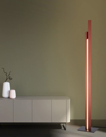 Pie de salón Manhattan oro rosa