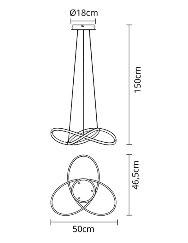 Rebajas en Lámparas de Led Negras