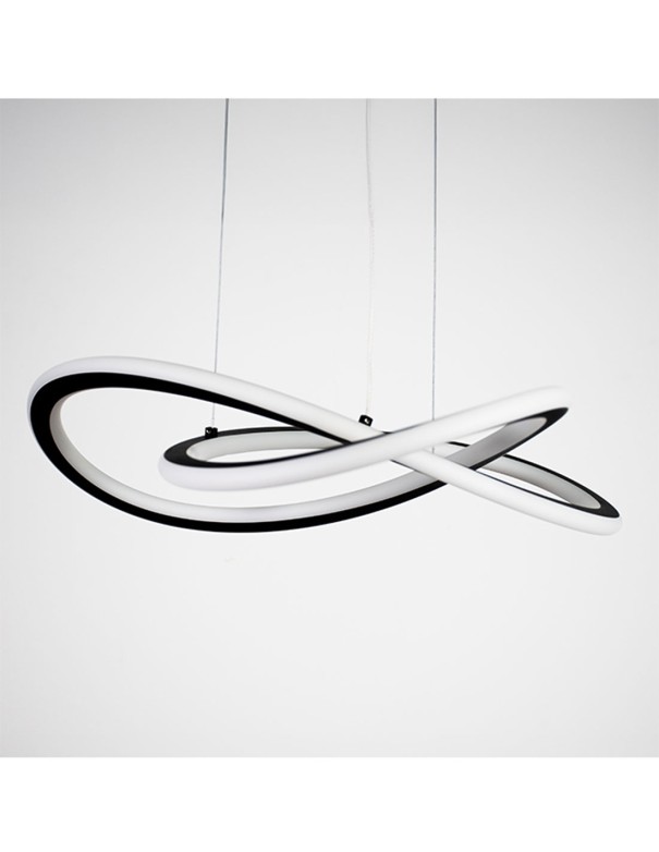 Lámpara Led Negra con Tensores