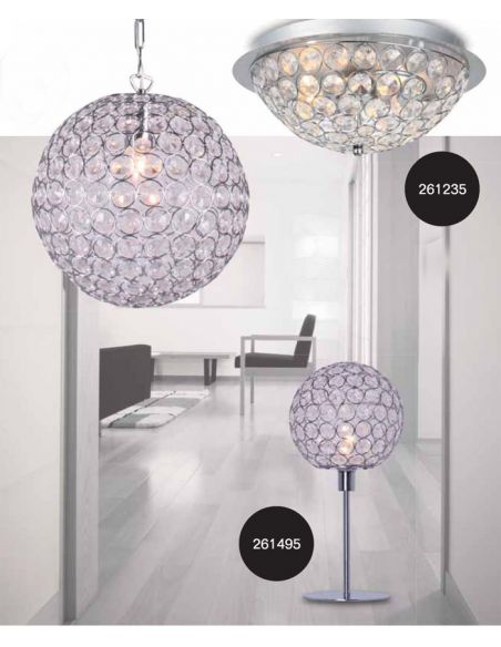 Lámparas Bola Cristal