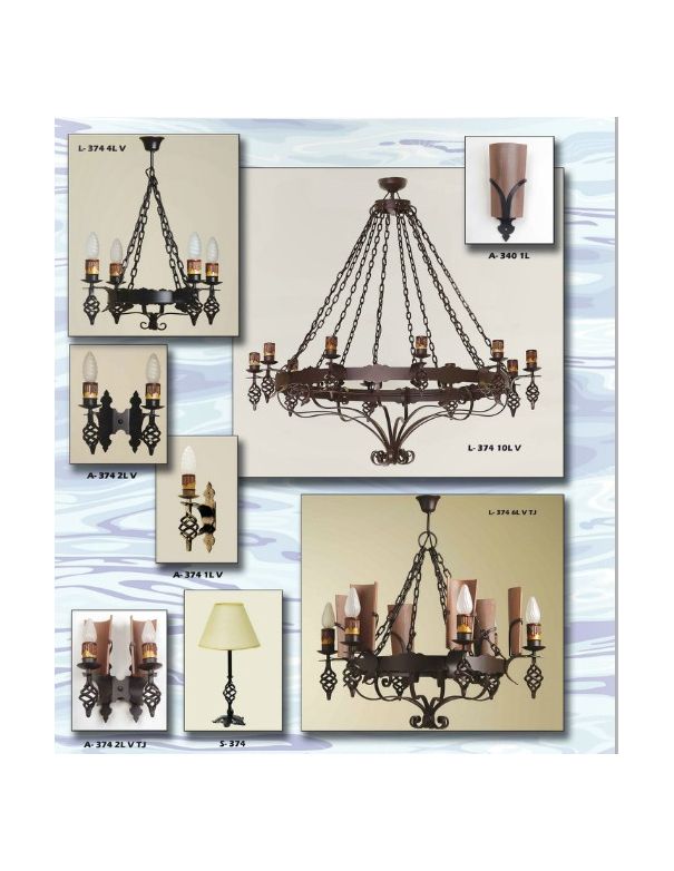 Iluminación Rústica