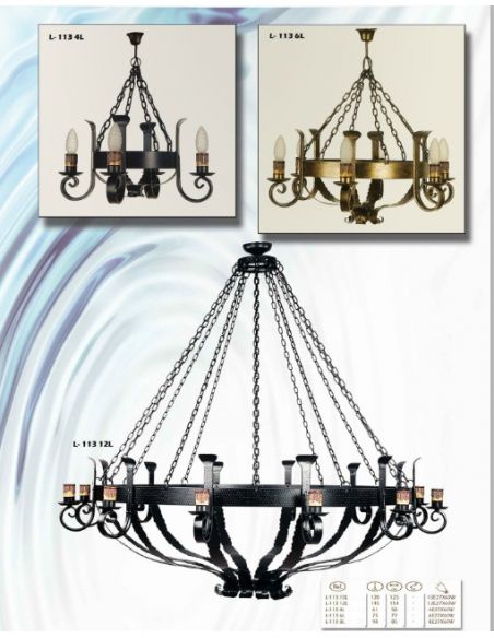 Lámparas Rústicas Gran Formato