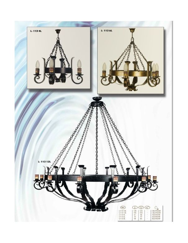 Lámparas Rústicas Gran Formato