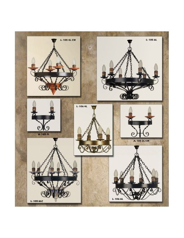 Lámparas Rústicas Cerámica